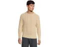 Хлопковый свитер Signature Cotton Fisherman с аутентичной вязкой и облегающим кроем