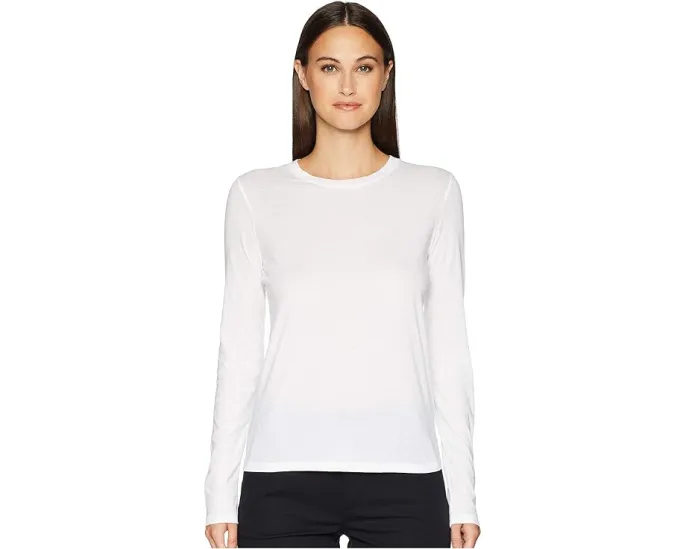Футболка Essential Long Sleeve Jersey Crews от Vince с длинным рукавом