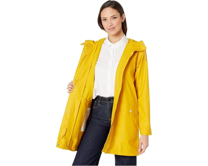 Длинный плащ Moss RainCoat с технологией Helox+ от Helly Hansen