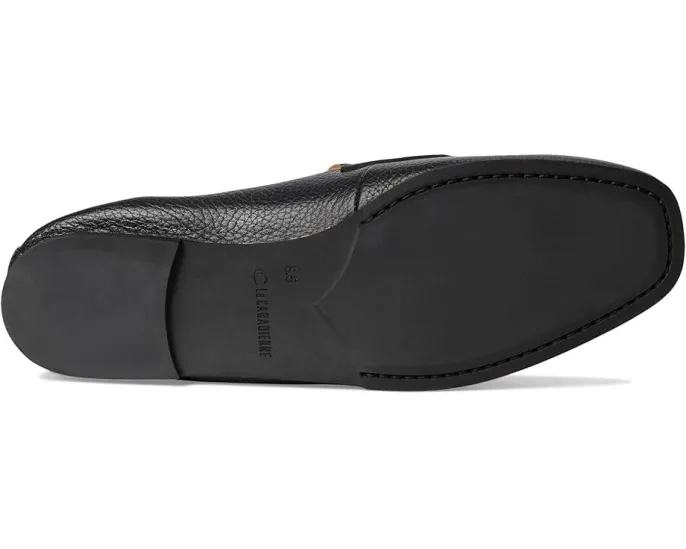 Лоферы Kitson из галечной кожи с резиновой подошвой Vibram