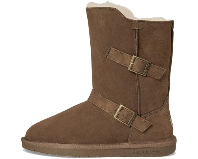 Зимние угги Bearpaw Valerie с подкладкой из овчины и декоративными ремешками