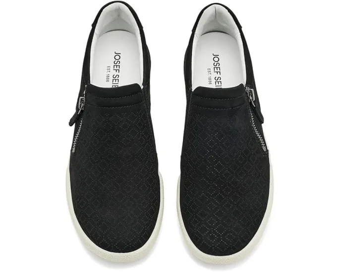 Мокасины Josef Seibel Claire 35 из мягкой кожи с боковой молнией