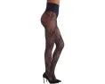 Ажурные колготки Commando Floral Net с цветочным принтом и плоской резинкой