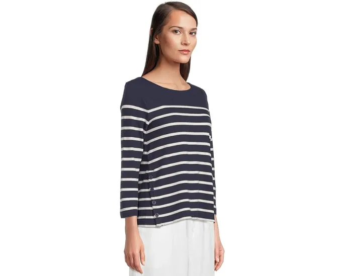 Топ Tommy Bahama Bahama Bliss с 3/4 рукавом и горизонтальными полосками