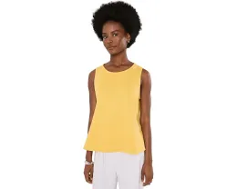 Топ Eileen Fisher Garment Dyed Terry Crew Neck глубокого синего цвета
