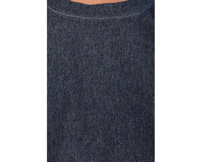 Укороченный свитшот Eileen Fisher из органического хлопка индиго
