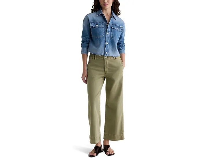 Короткая рубашка-куртка Valleta Utility в цвете Abyss от AG Jeans