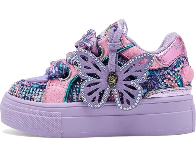 Kurt Geiger London Kids Кроссовки Mini Southbank Tag с цветком для малышей