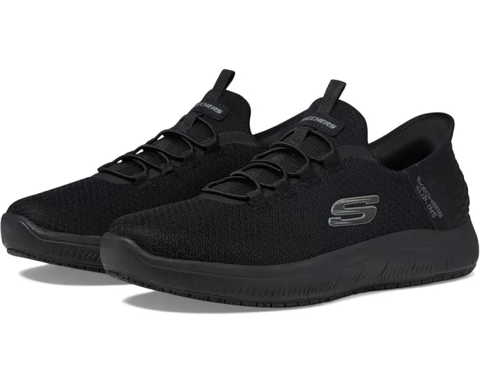 Рабочие туфли Skechers Summits на липучке с технологией Hands Free Slip-ins