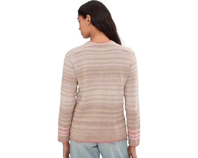Свитер NIC+ZOE Stitched Layers со строчкой и полосками из переработанного полиэстера