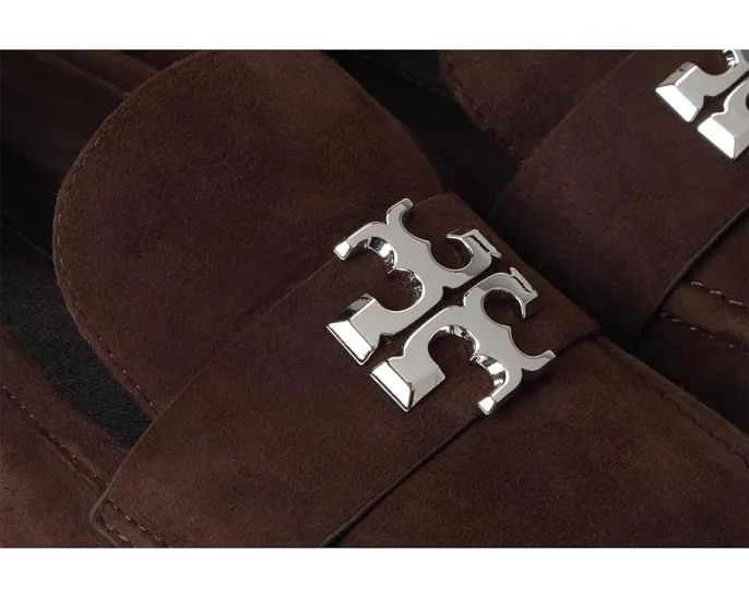 Лоферы Tory Burch Eleanor с заостренным носком и металлическим логотипом