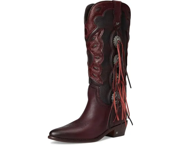 Сапоги Rhett от Sam Edelman с острым носком и вышитым голенищем