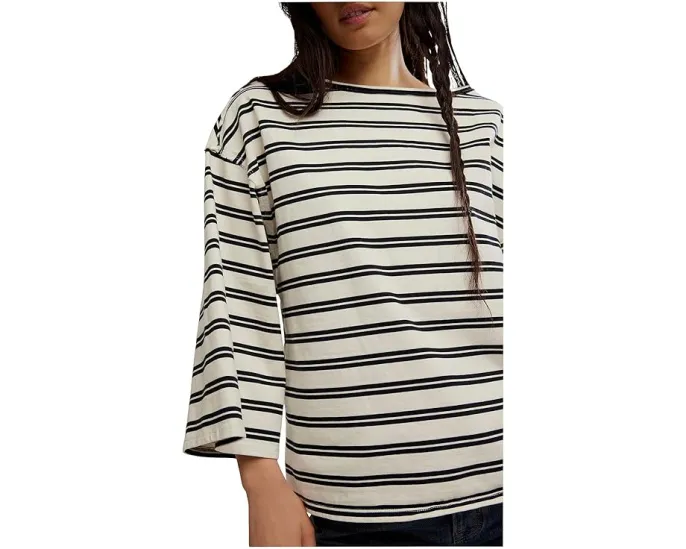 Футболка We The Free C'est La Vie oversize с рукавом 3/4 от Free People