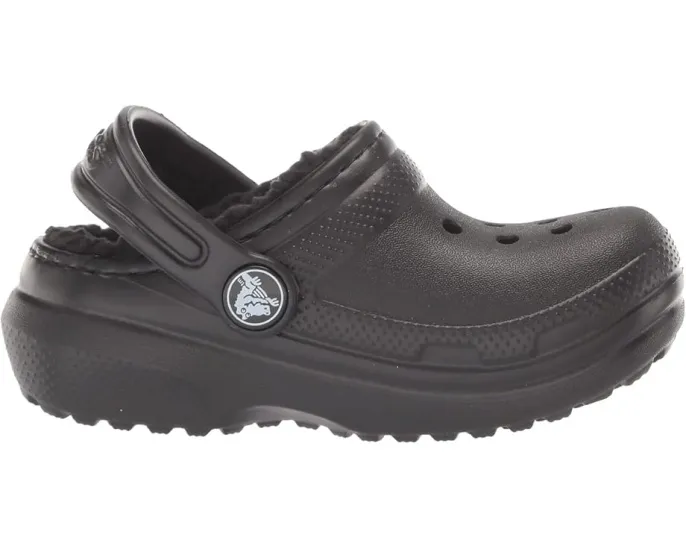 Crocs Classic Lined Clog детские утепленные сабо с искусственным мехом