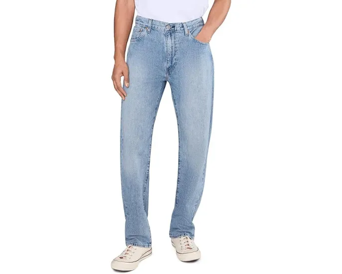Джинсы Levi's 555 Relaxed Straight прямого кроя с антифитом из неэластичного денима