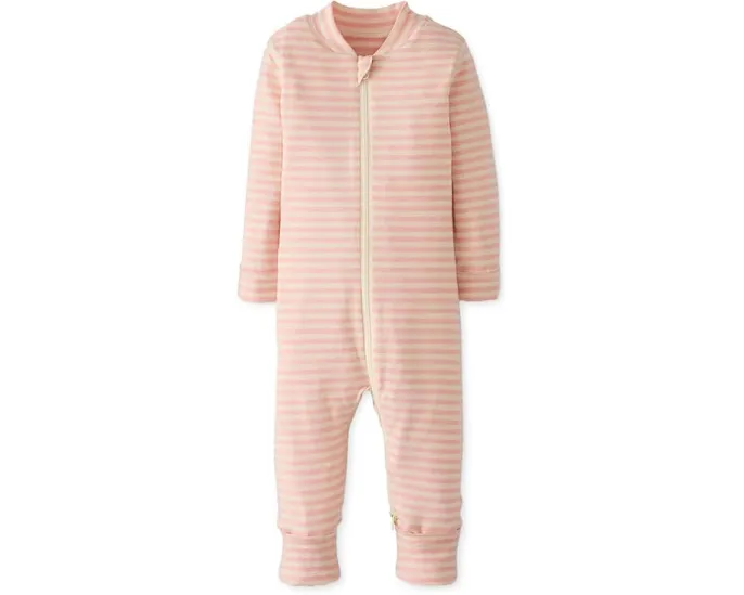 Hanna Andersson полосатый комбинезон на двухзамковой молнии из ткани HannaSoft™