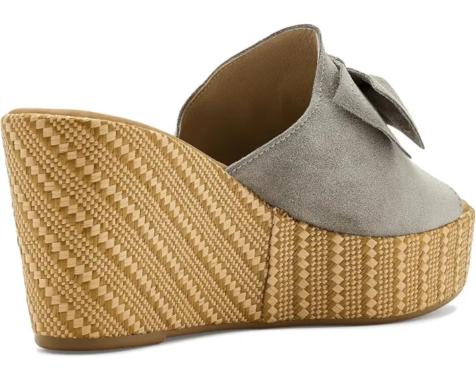 Босоножки-лодочки Spring Step Ellyn-Woven с крупным бантом и плетеным клином