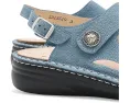 Сандалии Finn Comfort Barbuda Sky Streetnubuk с кожаным верхом