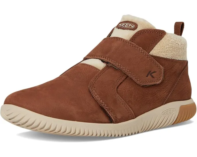 KEEN Kids KNX Middie кроссовки на липучке с ощущением босиком и средней высотой