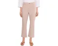 Garment Dyed Cotton Stretch Denim Ankle Kick Jeans