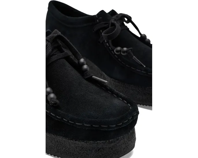 Кроссовки Clarks Wallacraft Bee на платформе из замши
