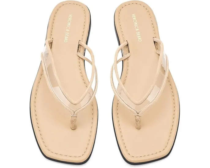 Босоножки Clea Piping с контрастной окантовкой на ремешках