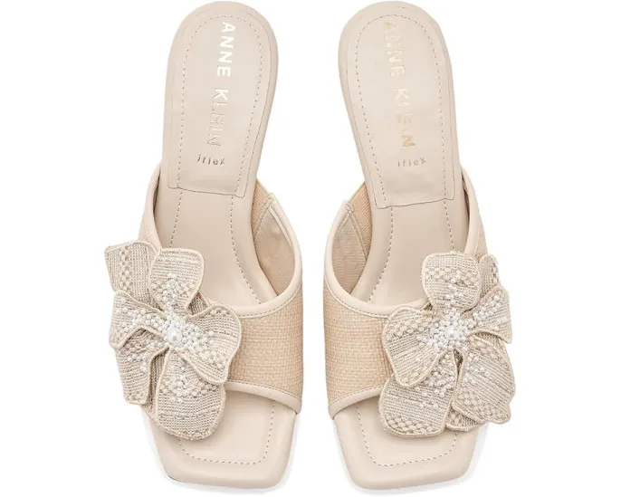 Босоножки Anne Klein Julia с открытым носком и декором