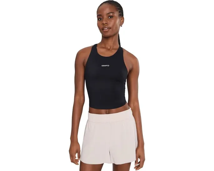 Топ Craft Hypervent Cropped Pocket Singlet для бега с перфорацией