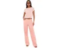 Джинсы Billie Relaxed Straight от AG Jeans в цвете Sulfur Sparkling Rose