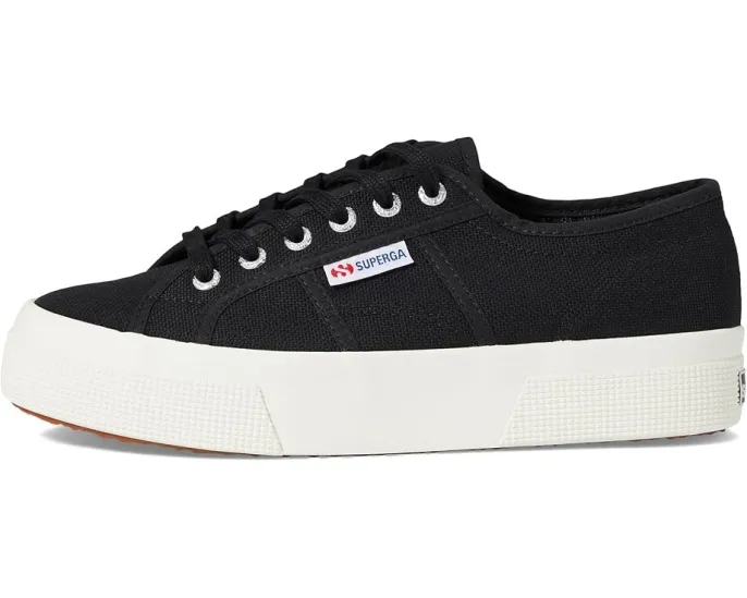 Кроссовки Superga 2740 Platform на платформе с верхом из хлопкового холста
