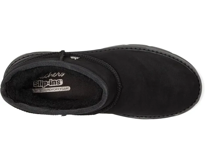 SKECHERS Keepsakes Cozy мини ботинки без шнуровки с утеплением из шерсти и стелькой Memory Foam