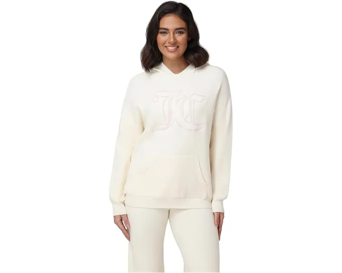 Худи Juicy Couture с вышитым логотипом и капюшоном на спущенном плече