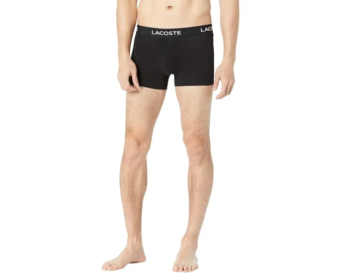 Трусы боксеры Lacoste 5 Pack Cotton Stretch Trunks с эластичным поясом