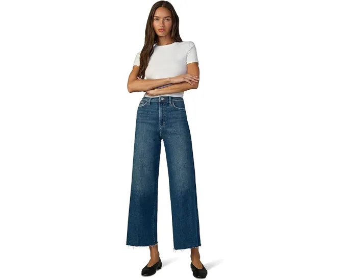 Джинсы The Mia Wide Leg Ankle Joe's Jeans с высокой посадкой и широкими штанинами