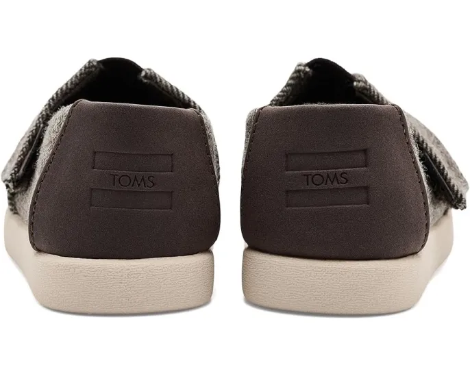 Детские туфли TOMS Alpargata темно коричневые