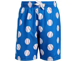 Детские плавки Baseball Swim Trunks от ChalkTalk SPORTS с бейсбольным принтом