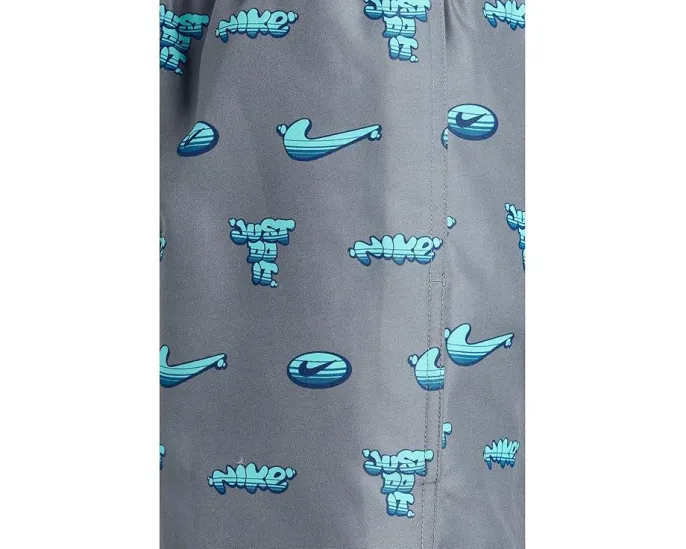 Шорты Nike Kids Breaker Bubble 7 дюймов (17.78 см) с принтом по всей поверхности и внутренними трусиками