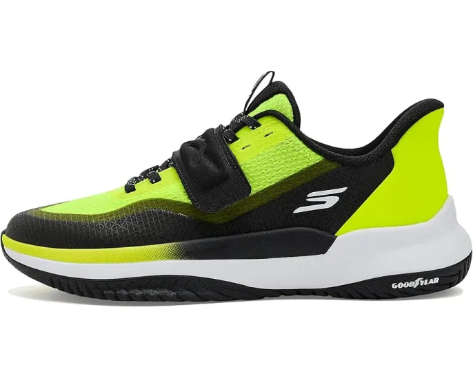 Кроссовки SKECHERS Viper Court Elite 2.0 с эластичными шнурками и липучкой