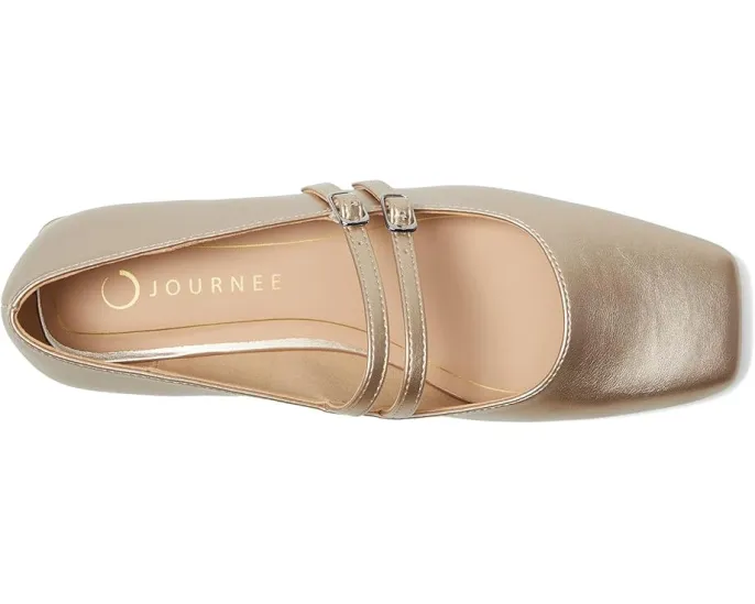 Туфли Gredah с квадратным носком и двойными ремешками на пряжках