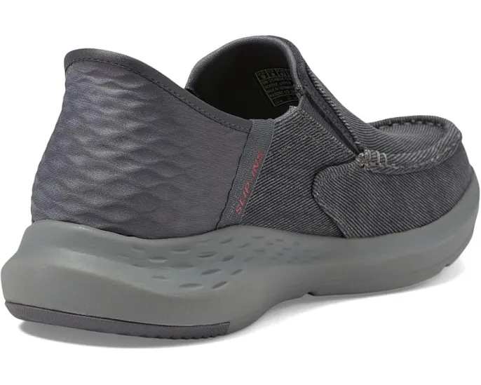 Веганские кроссовки Skechers Slip-Ins Parson Dewitt с текстильным верхом и памятью формы