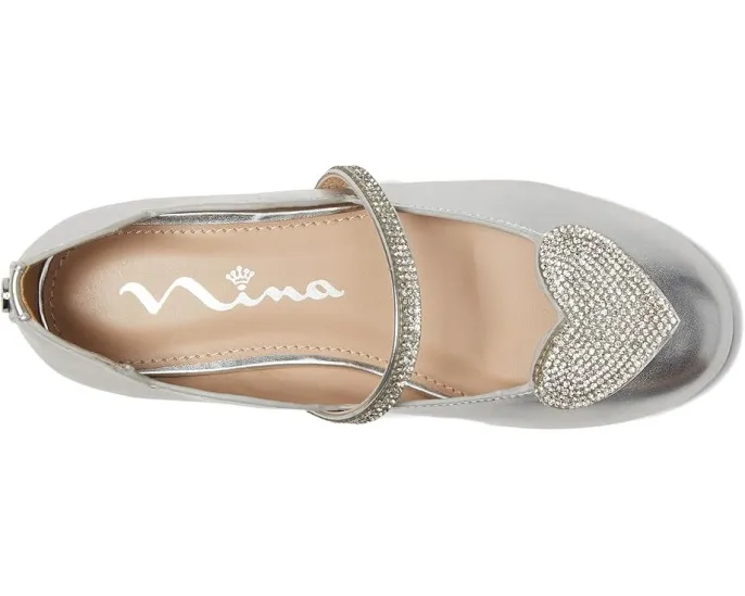 Детские сандалии Diaz с фигурным краем и украшениями Nina Kids