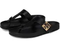 Кожаные сандалии Mellow Thong Sandal от Tory Burch с логотипом и стелькой