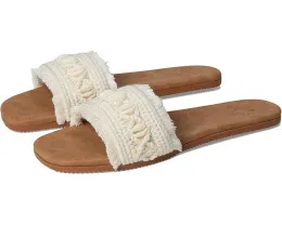 Сандалии Roxy Positano с открытым круглым носком и плоской подошвой