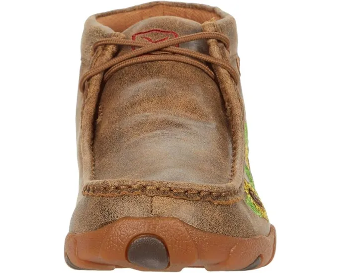 Мокасины Twisted X WDM0128 для вождения с вышитым подсолнухом