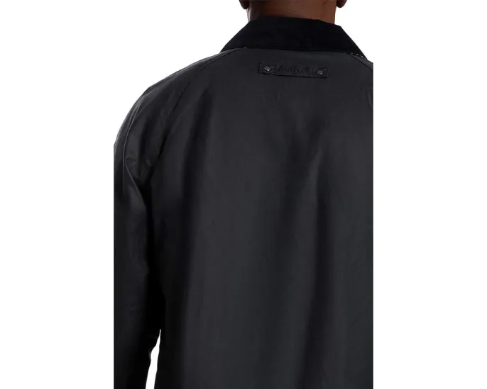 Длинная куртка Barbour Lorden Wax Mac из вощеного хлопка