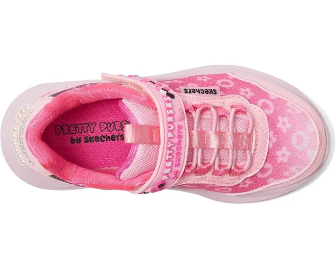 Детские кроссовки SKECHERS KIDS Power Jams 2.0 с подсветкой и сердечками