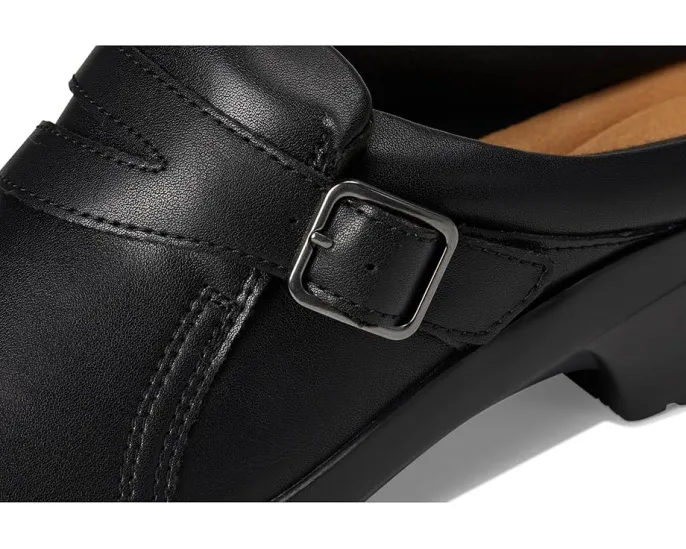 Слипоны Clarks Angie Braley из премиальной кожи с амортизирующей подошвой EVA