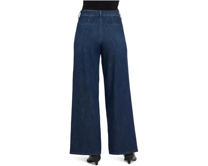 Джинсы-брюки Mona Wide Leg от NYDJ с широкими штанинами Louvre Sapphire