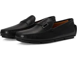 Лоферы Bruno Magli Tazio из кожи и замши с боковой пряжкой