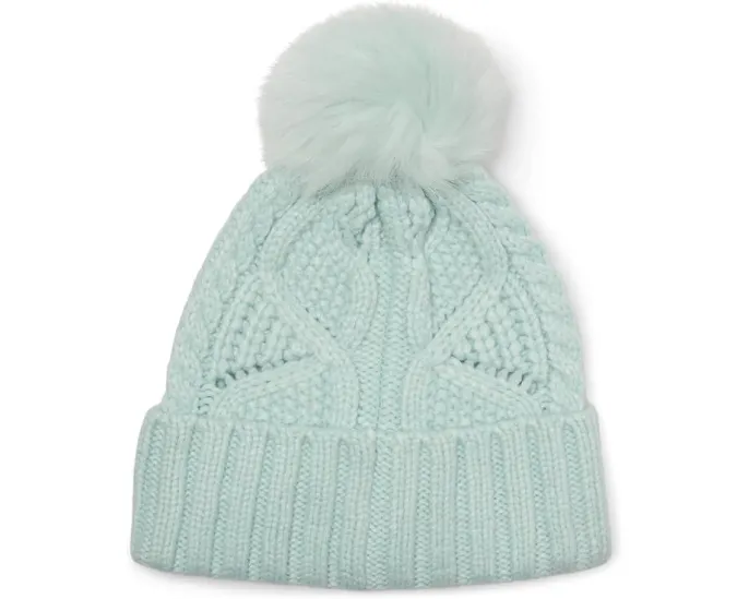 Шапка UGG Cable Beanie с помпоном и косой вязкой